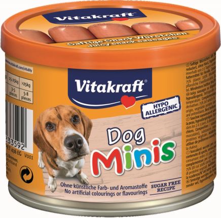 VITAKRAFT Minis Mini-carnaciori pentru caini 12 bucati/190g