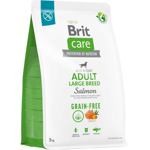 BRIT CARE Grain-free Adult Large Breed, cu Somon si Cartofi 3kg
