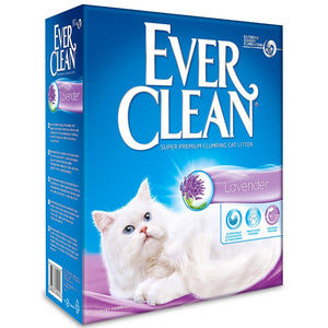 EVER CLEAN Lavanda Nisip pentru pisici cu aroma de lavanda 10L