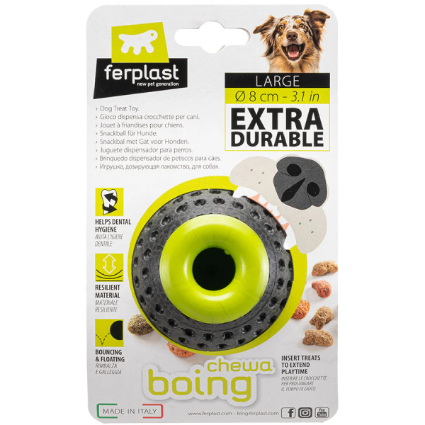 FERPLAST Chewa Boing Jucărie pentru câini, Dispenser de recompense L