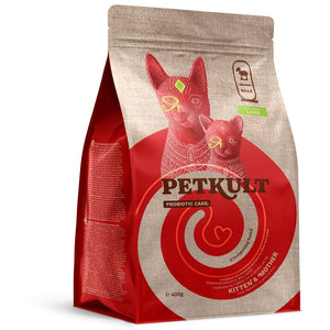 PETKULT Probiotic Care KITTEN&MOTHER pentru pisici, cu Miel proaspat 400g