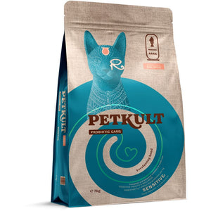 PETKULT Probiotic Care SENSITIVE pentru pisici, continut ridicat de Somon 7kg