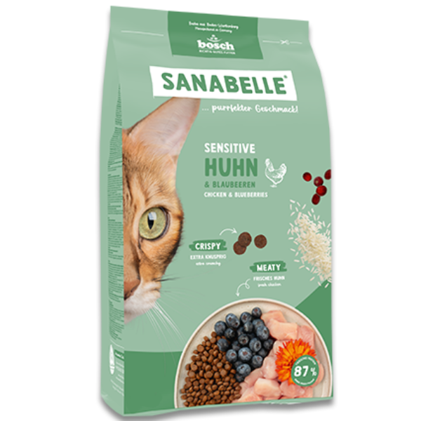 Hrana uscata pentru pisici Sanabelle Sensitive Pui 8kg