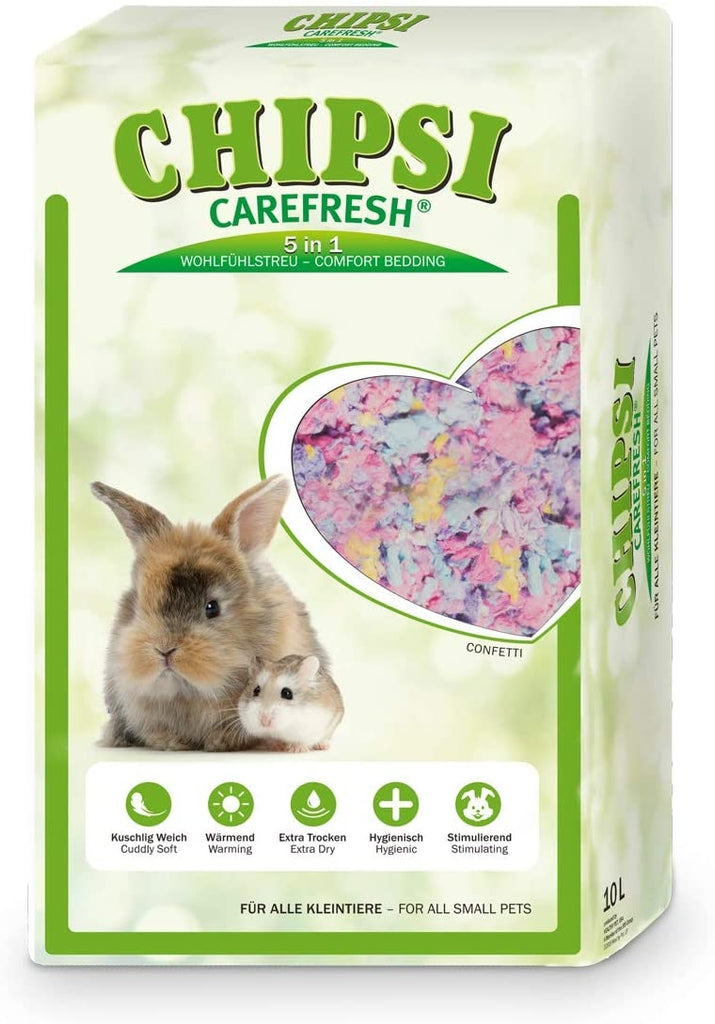 CHIPSI Carefresh Confetti Aşternut pentru rozatoare, pelete din celuloza 10L/1kg