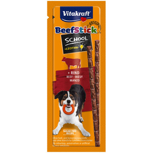 VITAKRAFT Delicatese pentru caini Beef Stick SCHOOL cu Vita, Lecitina 10buc/20g