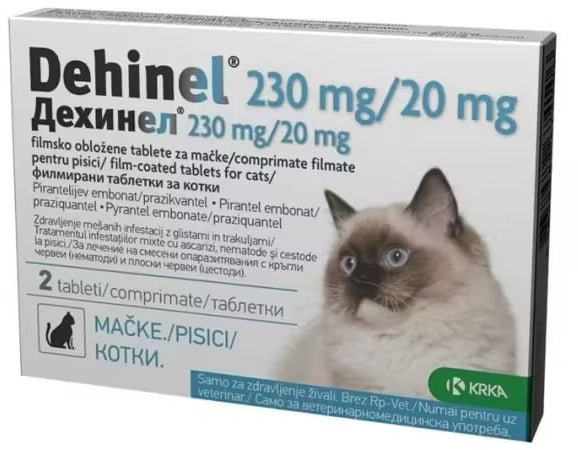 DEHINEL cat 230mg/20mg 2tbl