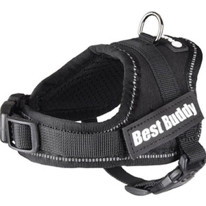 FLAMINGO Ham pentru caini BEST BUDDY XXS, 32-42cm/20mm, Negru