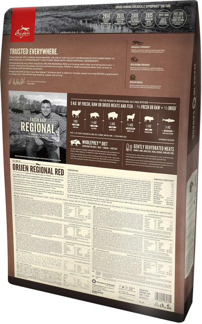 ORIJEN RED, Hrană pentru câini, 11.4 kg