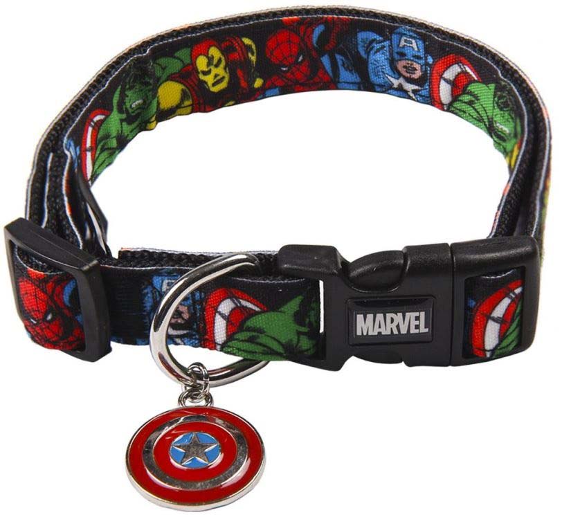 MARVEL Zgarda pentru caini COMICS  XS/S, 15mm/22-35cm