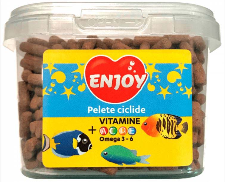 ENJOY Hrana pentru pesti Ciclide, Pelete 99g/225ml 