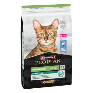 PURINA® PRO PLAN® STERILISED RENAL PLUS 1+, bogat în Iepure, hrană uscată pentru pisici, 10kg