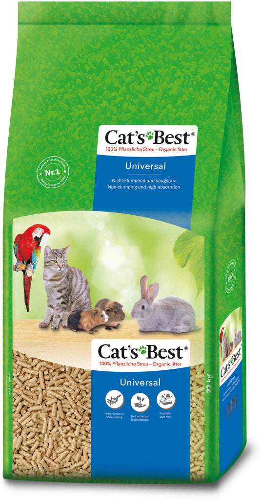 CAT'S BEST Universal Asternut igienic pentru rozatoare, pisici, pasari 40L/22kg