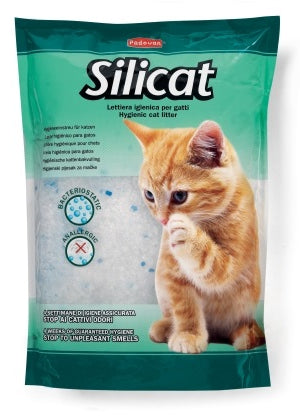 PADOVAN SILICAT, Nisip silicat pentru pisici, 5L/ 2,2 kg