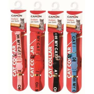 CAMON Zgarda pentru pisici Oh My Cat 1cm/30cm, diverse culori