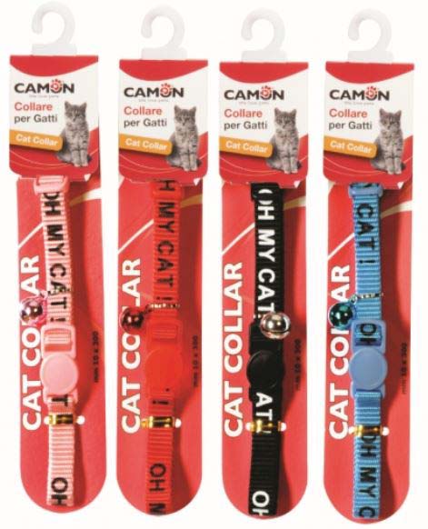 CAMON Zgarda pentru pisici Oh My Cat 1cm/30cm, diverse culori