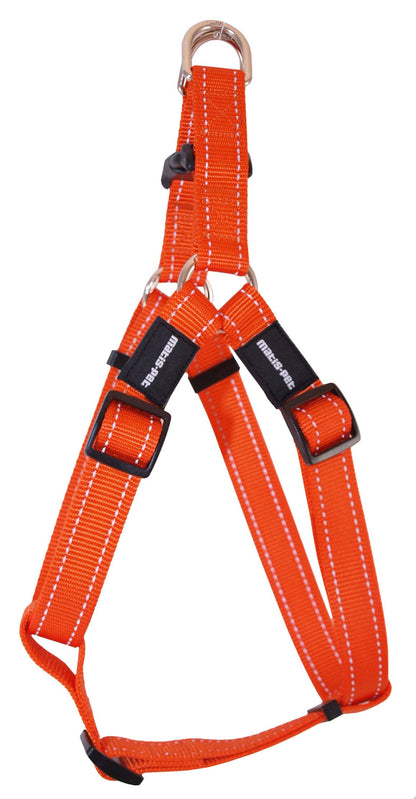 MATIS Ham pentru caini City Style Medium 15mm/32-56cm, Portocaliu