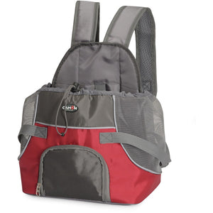 CAMON Rucsac pentru transportul cainilor, 28x22x26/38 cm, Rosu