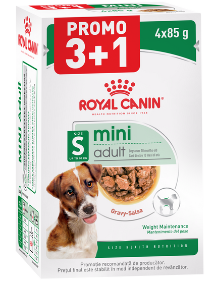 ROYAL CANIN Plic hrană umedă pentru câini Mini Adult