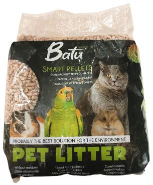 BATU Aşternut din ştiuleti de porumb pentru pisici şi animale mici 7L/3kg - Maxi-Pet.ro
