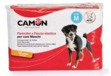 CAMON Scutece de unică folosinţă pentru câini masculi, 12 bucăţi - Maxi-Pet.ro