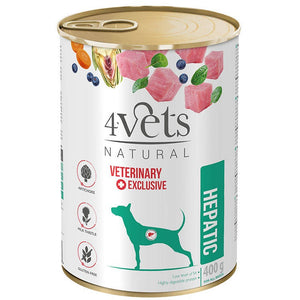 4VETS Natural Conserva pentru caini Hepatic 400g