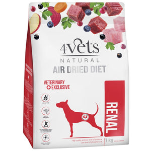 4VETS Natural Hrana uscata pentru caini, Renal - AIR DRIED 1kg