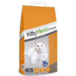 KITTYFRIEND Clumping Nisip pentru pisici, bentonita 5L/5,25kg