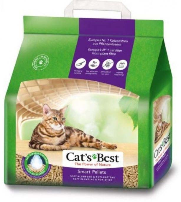 CAT'S BEST Smart Pellets Aşternut vegetal pentru pisici 10L/5kg - Maxi-Pet.ro