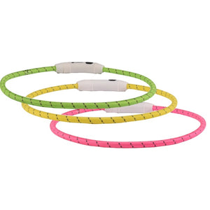 FLAMINGO Zgarda reflectorizanta pentru caini VISIO LED 33/63,5cm, 8mm
