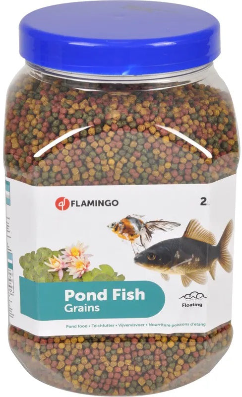 FLAMINGO Hrană granule pentru peştii din iaz 2L/650 grame - Maxi-Pet.ro