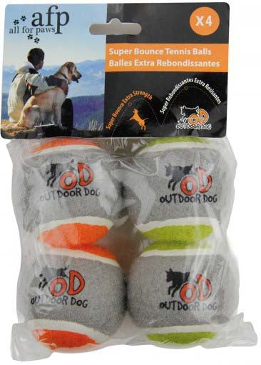 ALL FOR PAWS Outdoor Jucarie pentru caini Set de mingi  4bucati/6,4cm