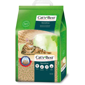 CAT'S BEST Sensitive Asternut vegetal pentru pisici 20L/7,2kg