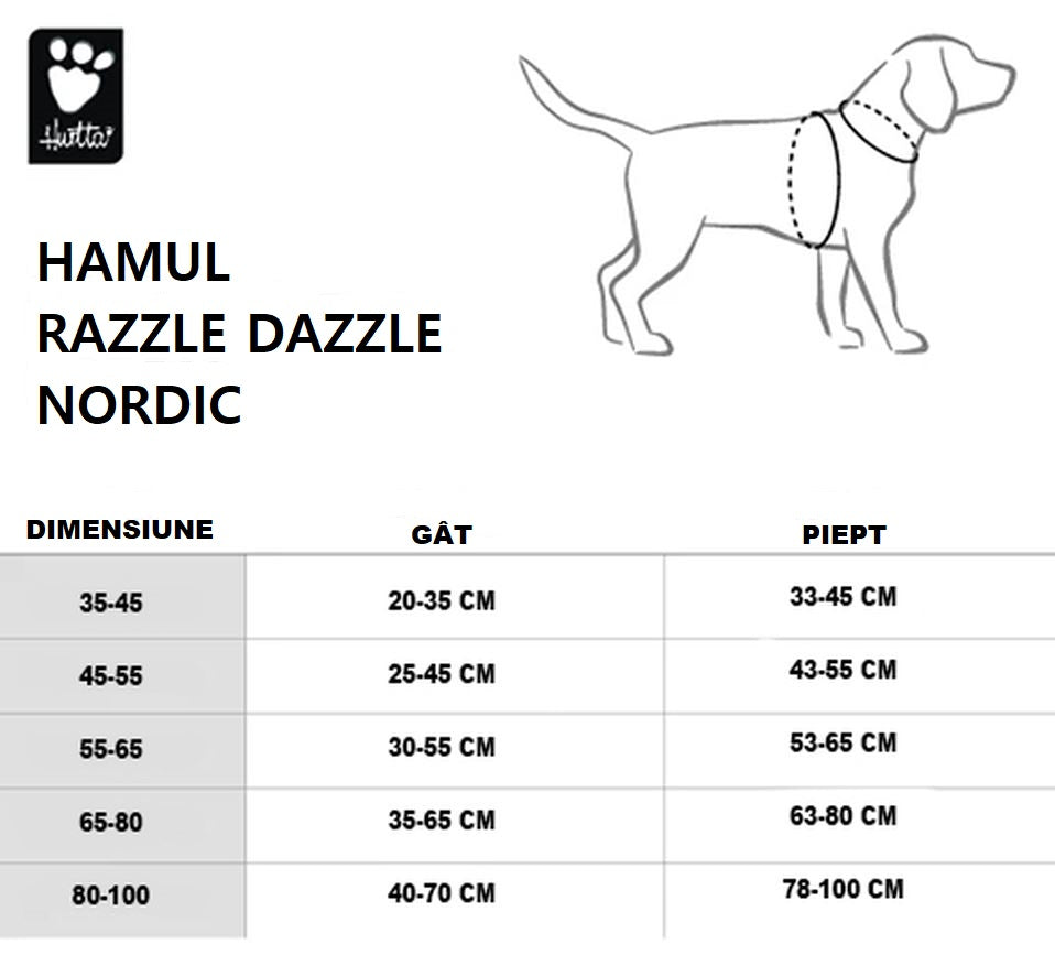 HURTTA Ham pentru câini Razzle Dazzle Nordic - Maxi-Pet.ro