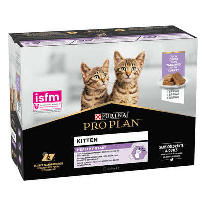 PRO PLAN KITTEN Plic hrană umedă pentru pisici cu Curcan