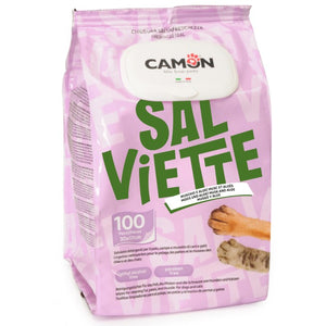 CAMON Şerveţele umede cu Aloe Vera pt curăţarea rapidă a animalelor 100bucăţi