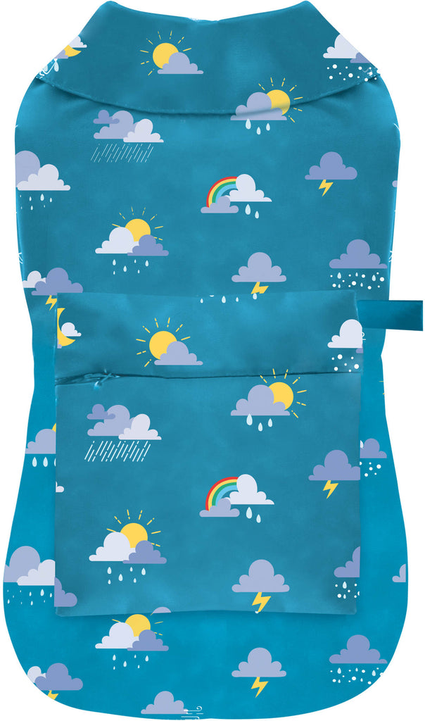 CROCI Pelerină de ploaie impermeabilă Color-Changing CLOUDS pentru câini - Maxi-Pet.ro