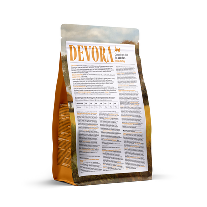 DEVORA GRAIN-FREE CAT ADULT CURCAN SI RATA 400G
