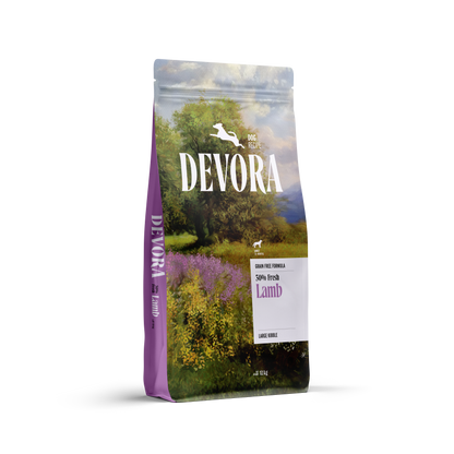 DEVORA DOG GF LARGE MIEL 12 KG