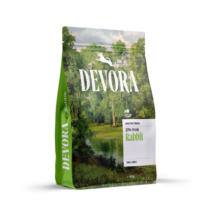 DEVORA PUPPY GF MEDIUM-LARGE IEPURE 4KG