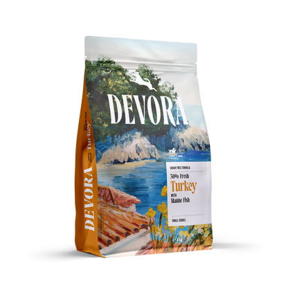DEVORA STARTER & PUPPY GF MINI CURCAN CU HERING 4KG