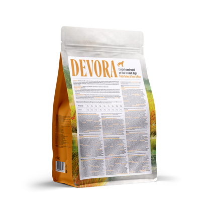 DEVORA DOG SEMI-MOIST MINI CAPRIOARA SI CURCAN 5KG