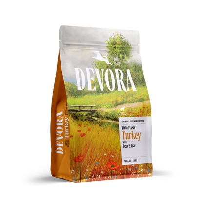 DEVORA DOG SEMI-MOIST MINI CAPRIOARA SI CURCAN 5KG