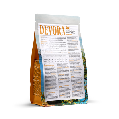 DEVORA GRAIN-FREE CAT ADULT STERILISED CURCAN SI HERING 400G
