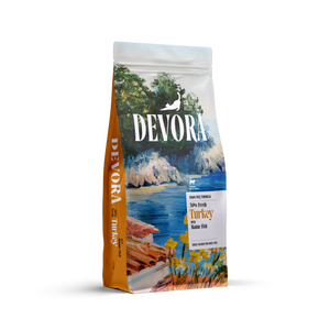 DEVORA GRAIN-FREE CAT ADULT STERILISED CURCAN SI HERING 7.5KG