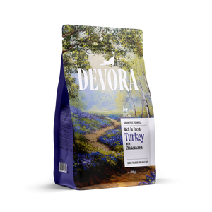DEVORA CAT STERILIZED GF CARNE ALBA SI CARTOFI DULCI 400 G