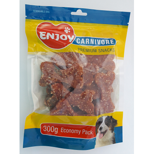 Recompense pentru caini Enjoy Carnivore cu miel si orez 300 g - Animax