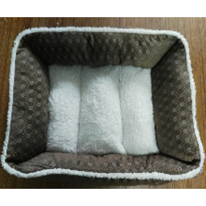 Culcus dreptunghiular cu doua fete pentru caini Enjoy 60x55x20cm - Animax