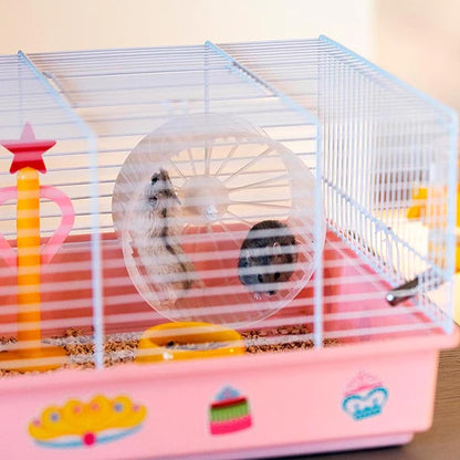 FERPLAST Cuşcă pentru hamsteri CRICETI 9 Prinţesă, Albă, 46x29,5x23 cm