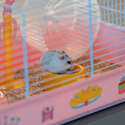 FERPLAST Cuşcă pentru hamsteri CRICETI 9 Prinţesă, Albă, 46x29,5x23 cm