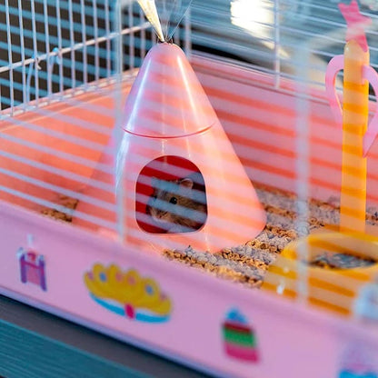 FERPLAST Cuşcă pentru hamsteri CRICETI 9 Prinţesă, Albă, 46x29,5x23 cm